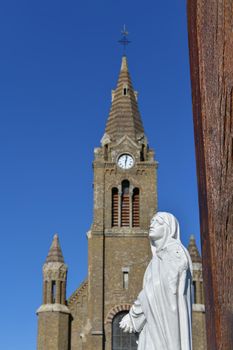 Chapelle Notre Dame de Bonsecours in Dieppe in Normandy, France. Church