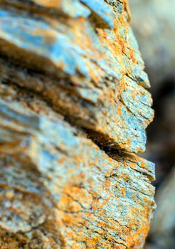 Texture of stone surface at the rocky mountain