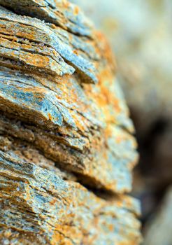 Texture of stone surface at the rocky mountain