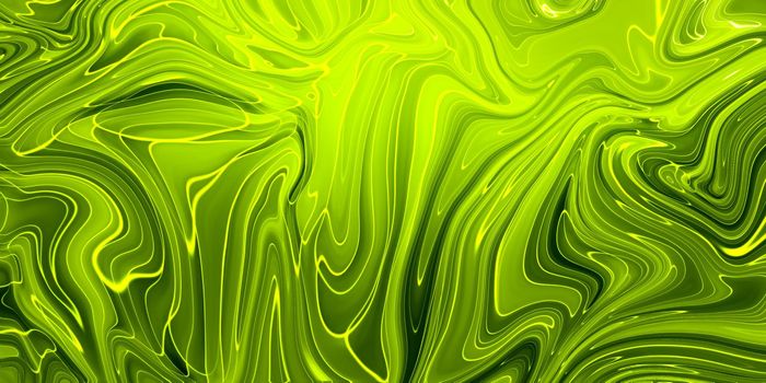 Transparent Green creativity, modern art. Ink colors are amazingly bright, luminous, translucent, free-flowing, and dry quickly. Natural pattern, luxury. Abstract artwork, trendy style.