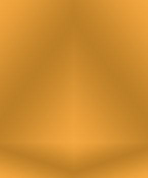 Abstract Luxury Gold yellow gradient studio wall, well use as background,layout,banner and product presentation