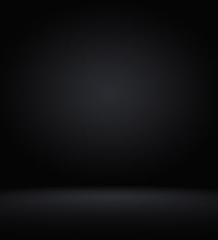 Abstract luxury blur dark grey and black gradient, used as background studio wall for display your products