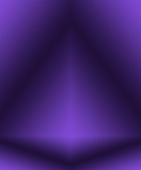 Studio Background Concept - abstract empty light gradient purple studio room background for product