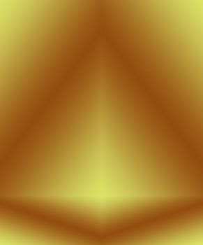 Abstract Luxury Gold yellow gradient studio wall, well use as background,layout,banner and product presentation