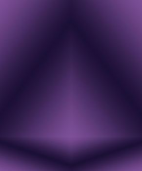 Studio Background Concept - abstract empty light gradient purple studio room background for product