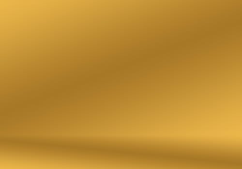 Abstract Luxury Gold yellow gradient studio wall, well use as background,layout,banner and product presentation