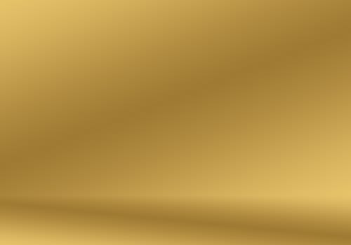 Abstract Luxury Gold yellow gradient studio wall, well use as background,layout,banner and product presentation