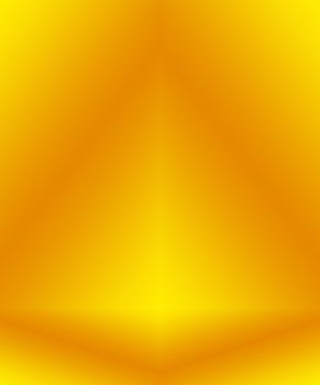 Abstract Luxury Gold yellow gradient studio wall, well use as background,layout,banner and product presentation