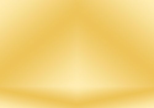 Abstract Luxury Gold yellow gradient studio wall, well use as background,layout,banner and product presentation