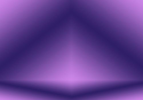 Studio Background Concept - abstract empty light gradient purple studio room background for product