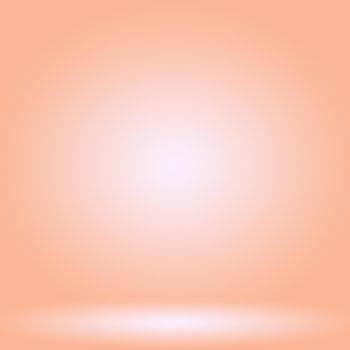 abstract blur of pastel beautiful peach pink color sky warm tone background for design as banner,slide show or others.