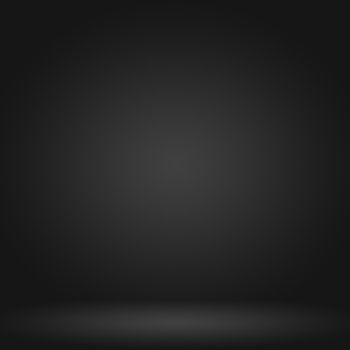 Abstract luxury blur dark grey and black gradient, used as background studio wall for display your products