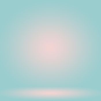 A soft vintage gradient blur background with a pastel colored well use as studio room, product presentation and banner.