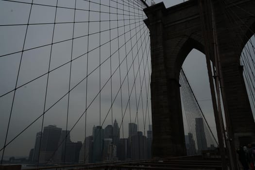 Brooklyn Bridge (USA New York). Shooting Location: New York, Manhattan