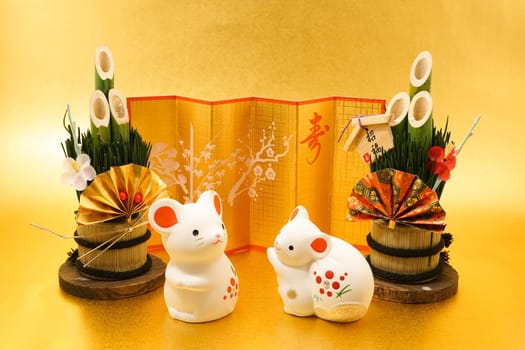 Money year calendar material (New Years card and New Year material). Shooting Location: Yokohama-city kanagawa prefecture
