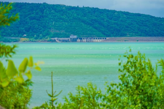 Tadable Lake Dam (Hokkaido Kamikawa County). Shooting Location: Hokkaido