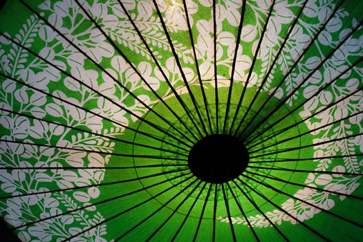 Image of colorful Japanese umbrella. Shooting Location: Yokohama-city kanagawa prefecture