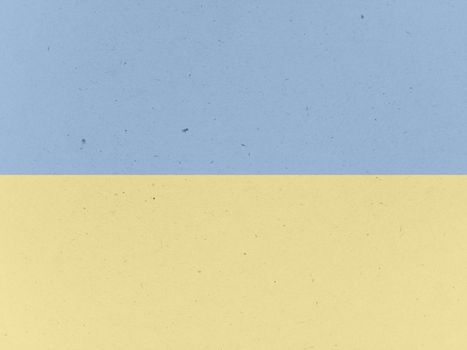 Old paper with spotted grunge texture background. Blue and yellow colors.