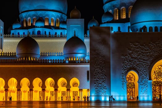 Shakezy Cayd Grand Mosque (United Arab Emirates). Shooting Location: Abdabi