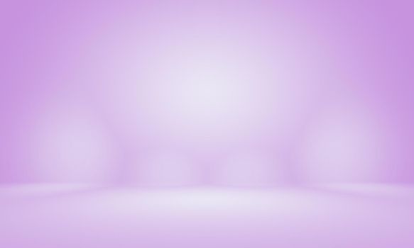 Studio Background Concept - abstract empty light gradient purple studio room background for product