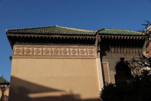 Saadiens Tombs in Marrakech City in Morocco