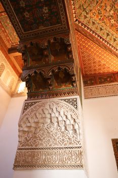 Bahia Palace in Marrakech City in Morocco