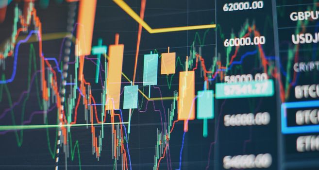 Financial accounting of profit summary graphs analysis.