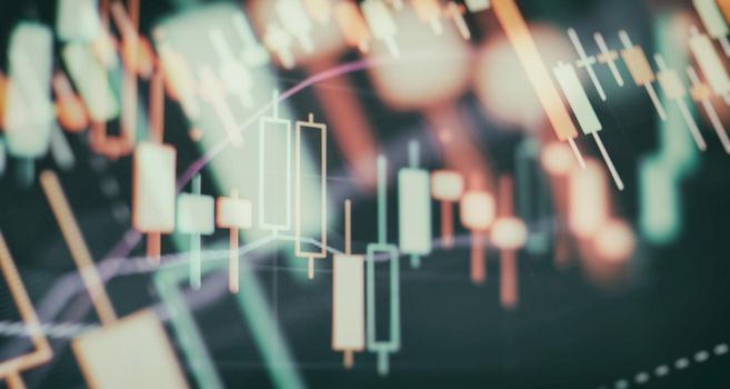 Financial accounting of profit summary graphs analysis.