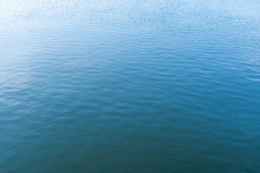 Water surface, river background, blue background.