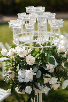 wedding decor with natural elements