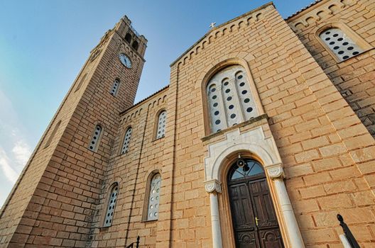 Orthodox church in Aegina island of Greece