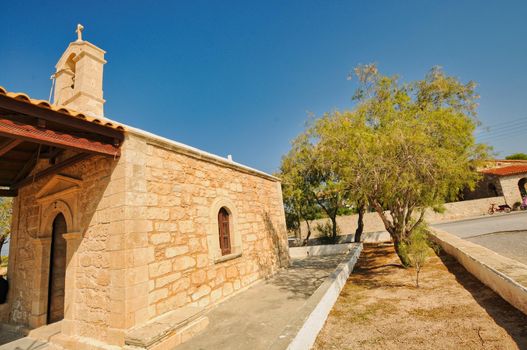 Saint Apostles orthodox church in Aegina of Saronic golf islands, Greece