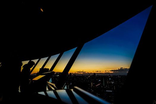 Bunkyo Civic Center Observatory. Shooting Location: Tokyo metropolitan area