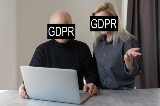 GDPR. Data Protection Regulation. Cyber security and privacy