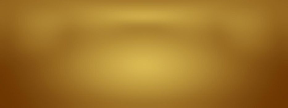 Abstract Luxury Gold yellow gradient studio wall, well use as background,layout,banner and product presentation