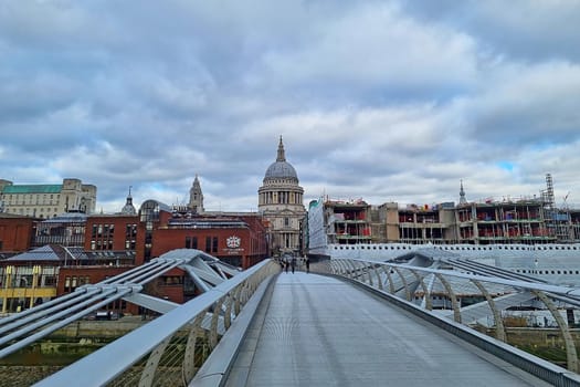 London, United Kingdom, February 6, 2022: beautiful view of buildings in London