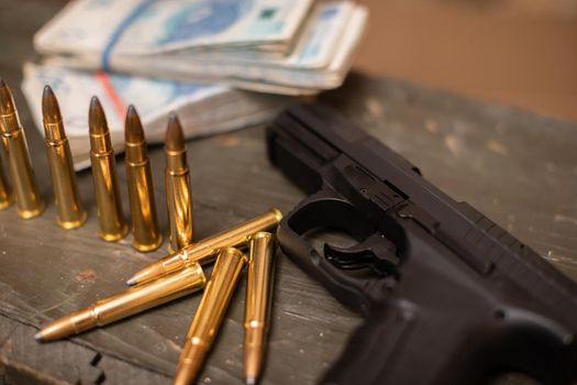 Trade arms and ammunition for soldiers fighting on the front lines. Small arms and live ammunition for the rifle.
