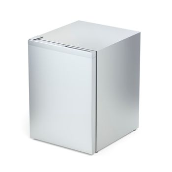 Small fridge on white background