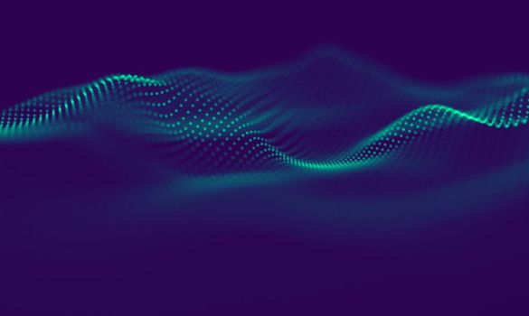 Abstract Blue Geometrical Background . Connection structure. Science background. Futuristic Technology HUD Element . onnecting dots and lines . Big data visualization Business .