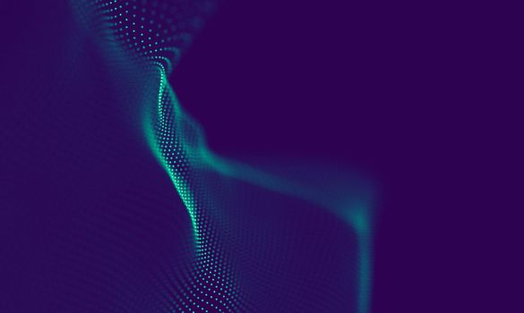 Abstract Blue Geometrical Background . Connection structure. Science background. Futuristic Technology HUD Element . onnecting dots and lines . Big data visualization Business .