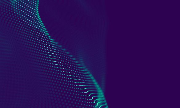 Abstract Blue Geometrical Background . Connection structure. Science background. Futuristic Technology HUD Element . onnecting dots and lines . Big data visualization Business .