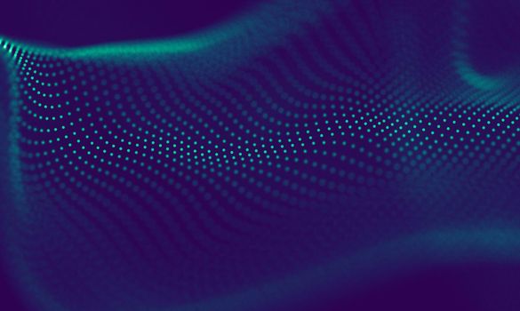 Abstract Blue Geometrical Background . Connection structure. Science background. Futuristic Technology HUD Element . onnecting dots and lines . Big data visualization Business .