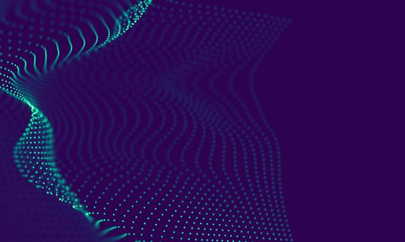 Abstract Blue Geometrical Background . Connection structure. Science background. Futuristic Technology HUD Element . onnecting dots and lines . Big data visualization Business .