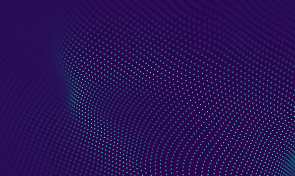 Abstract Blue Geometrical Background . Connection structure. Science background. Futuristic Technology HUD Element . onnecting dots and lines . Big data visualization Business .