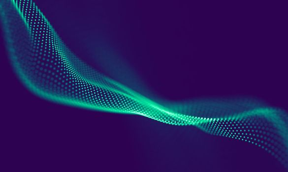 Abstract Blue Geometrical Background . Connection structure. Science background. Futuristic Technology HUD Element . onnecting dots and lines . Big data visualization Business .