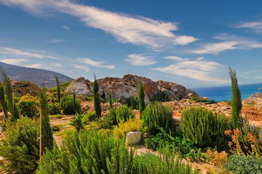 summer holidays background - sunny tropical beach