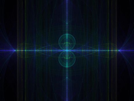 Imaginatory lush fractal texture image abstract background
