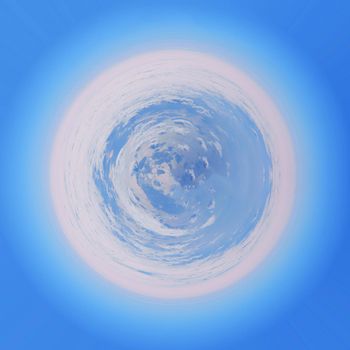 Little Planet (Sky). Shooting Location: Tokyo metropolitan area