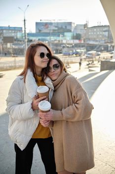 LGBT Lesbian Couple Moments Happiness Concept drink coffee