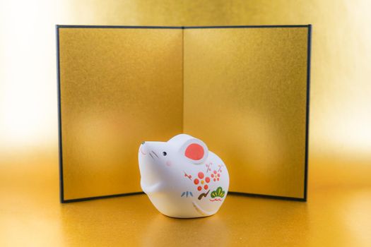 Money year calendar material (New Years card and New Year material). Shooting Location: Yokohama-city kanagawa prefecture